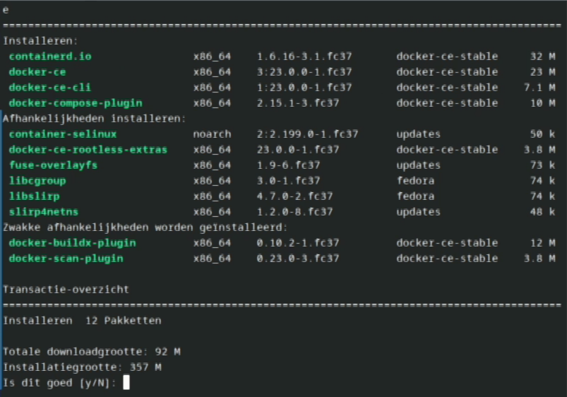 Docker installeren