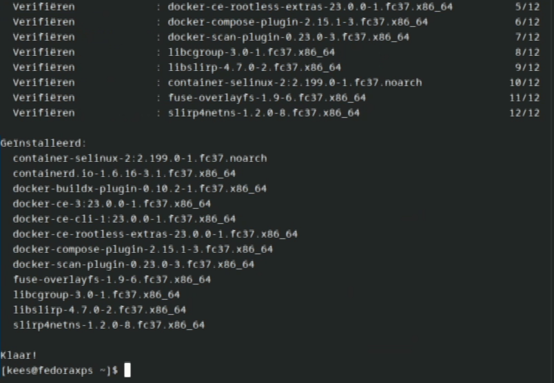 Docker installeren