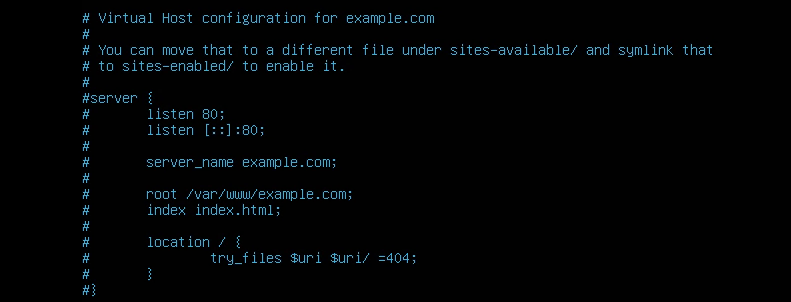 virtual host configuratie example