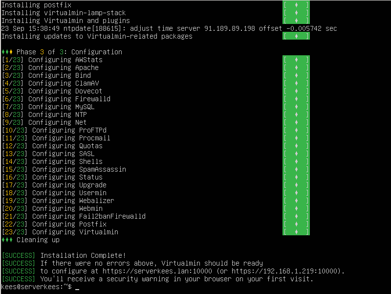 ubuntu server installeren