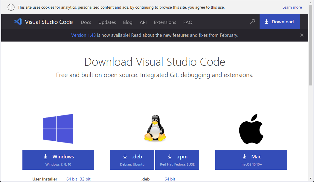 Visual studio code download